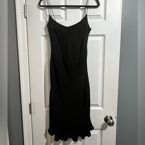Ralph Lauren Black Spaghetti Strap Dress